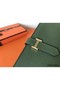 Hermes Canopee Clemence Bearn Gusset Wallet Replica
