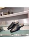 Hermes Catena Mules In Black Calfskin Replica