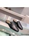 Hermes Catena Mules In Black Calfskin Replica