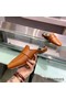 Hermes Catena Mules In Brown Calfskin Replica
