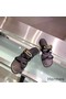 Hermes Claire Sandals In Black Calfskin Replica