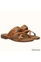 Hermes Claire Sandals In Brown Calfskin Replica