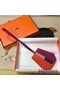 Hermes Clochette Cles Grand Tressage Charm In Orange/Purple Replica
