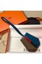 Hermes Clochette Cles Grand Tressage Charm In Taupe/Blue Replica