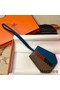 Hermes Clochette Cles Grand Tressage Charm In Taupe/Blue Replica