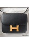 Hermes Constance 1-18 Mirror Bag In Black Epsom Calfskin Replica