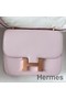 Hermes Constance 1-18 Mirror Bag In Mauve Pale Chevre Mysore Leather Replica
