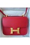 Hermes Constance 1-24 Mirror Bag In Red Epsom Calfskin Replica