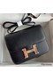 Hermes Constance 18 Handmade Bag In Black Chevre Mysore Leather Replica
