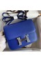 Hermes Constance 18 Handmade Bag In Blue Electric Chevre Mysore Leather Replica