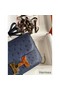Hermes Constance 18 Handmade Bag In Blue Iris Ostrich Leather Replica