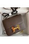 Hermes Constance 18 Handmade Bag In Chocolat Epsom Calfskin Replica