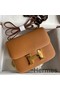 Hermes Constance 18 Handmade Bag In Gold Epsom Calfskin Replica