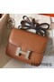 Hermes Constance 18 Handmade Bag In Gold Epsom Leather Replica