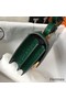Hermes Constance 18 Handmade Bag In Green Embossed Crocodile Replica