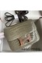 Hermes Constance 18 Handmade Bag In Grey Shiny Alligator Leather Replica