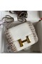 Hermes Constance 18 Handmade Bag In Himalaya Crocodile Niloticus Skin Replica
