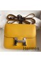 Hermes Constance 18 Handmade Bag In Jaune Ambre Epsom Calfskin Replica
