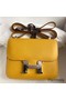 Hermes Constance 18 Handmade Bag In Jaune Ambre Epsom Calfskin Replica