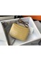 Hermes Constance 18 Handmade Bag In Jaune Poussin Embossed Crocodile Replica