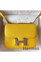 Hermes Constance 18 Handmade Bag In Jaune de Naples Epsom Calfskin Replica