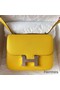 Hermes Constance 18 Handmade Bag In Jaune de Naples Epsom Calfskin Replica