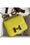 Hermes Constance 18 Handmade Bag In Lime Epsom Calfskin Replica