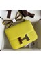 Hermes Constance 18 Handmade Bag In Lime Epsom Calfskin Replica