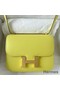 Hermes Constance 18 Handmade Bag In Lime Evercolor Calfskin Replica