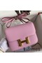 Hermes Constance 18 Handmade Bag In Mauve Sylvestre Epsom Calfskin Replica