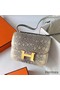 Hermes Constance 18 Handmade Bag In Natural Lizard Skin Replica