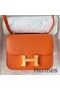 Hermes Constance 18 Handmade Bag In Orange Epsom Calfskin Replica