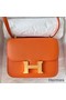 Hermes Constance 18 Handmade Bag In Orange Epsom Calfskin Replica