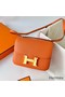 Hermes Constance 18 Handmade Bag In Orange Epsom Calfskin Replica