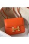 Hermes Constance 18 Handmade Bag In Orange Epsom Leather Replica