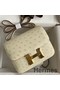Hermes Constance 18 Handmade Bag In Parchemin Ostrich Leather Replica