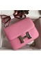 Hermes Constance 18 Handmade Bag In Pink Epsom Calfskin Replica