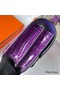 Hermes Constance 18 Handmade Bag In Purple Shiny Alligator Leather Replica