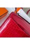 Hermes Constance 18 Handmade Bag In Red Shiny Alligator Leather Replica