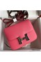 Hermes Constance 18 Handmade Bag In Rose Lipstick Epsom Calfskin Replica