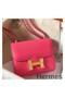 Hermes Constance 18 Handmade Bag In Rose Lipstick Epsom Leather Replica