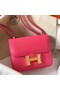 Hermes Constance 18 Handmade Bag In Rose Lipstick Epsom Leather Replica