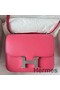 Hermes Constance 18 Handmade Bag In Rose Lipstick Evercolor Calfskin Replica