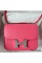 Hermes Constance 18 Handmade Bag In Rose Lipstick Evercolor Calfskin Replica