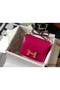 Hermes Constance 18 Handmade Bag In Rose Red Embossed Crocodile Replica