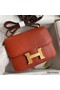 Hermes Constance 18 Handmade Bag In Sienna Swift Calfskin Replica