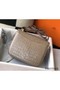 Hermes Constance 18 Handmade Bag In Taupe Embossed Crocodile Replica