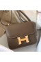 Hermes Constance 18 Handmade Bag In Taupe Epsom Leather Replica
