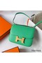 Hermes Constance 18 Handmade Bag In Vert Comics Epsom Calfskin Replica