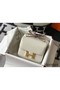 Hermes Constance 18 Handmade Bag In White Embossed Crocodile Replica